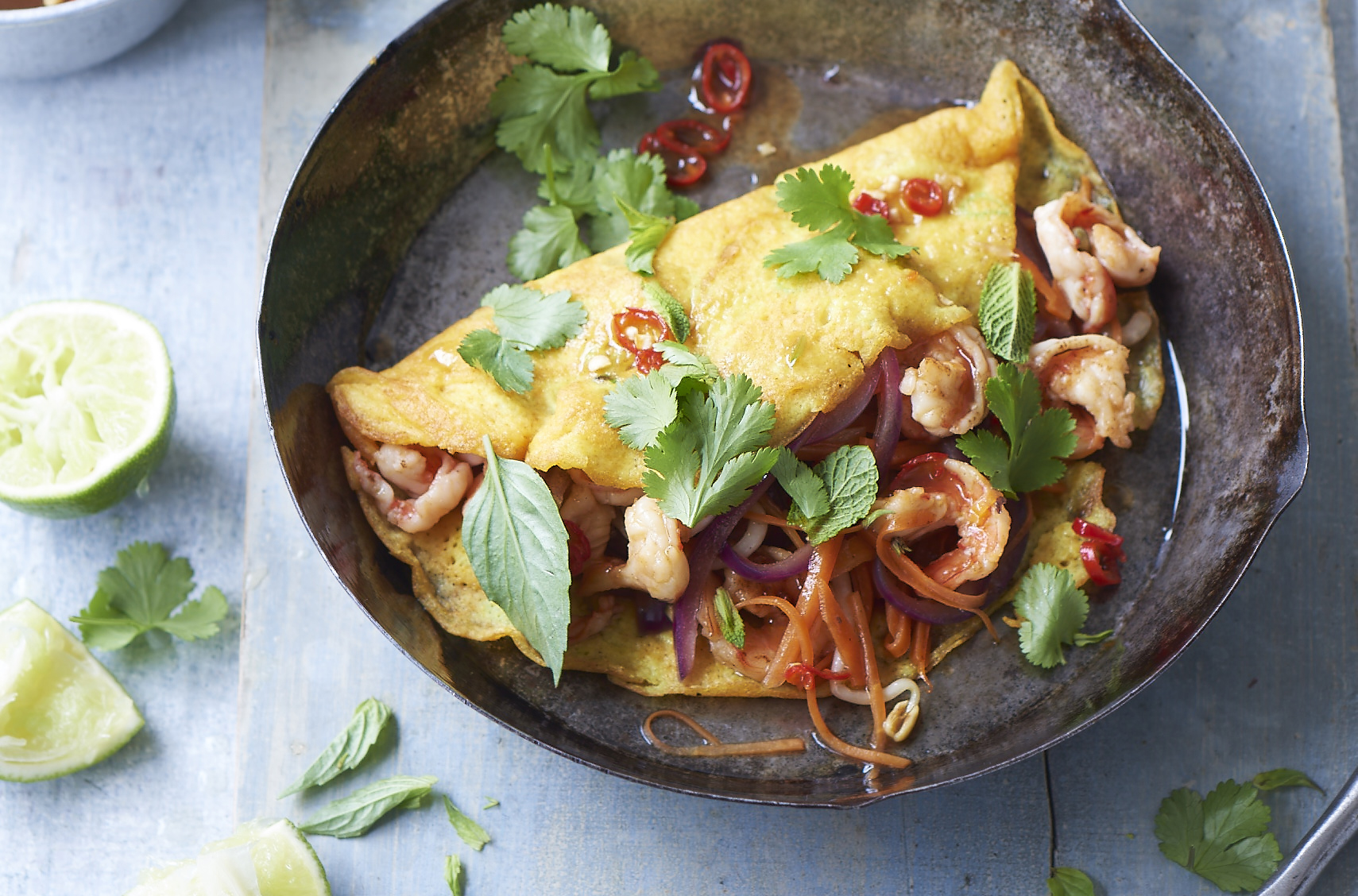 Gizzi Erskine's Vietnamese Pancakes with Prawns - Quality Food and Drink