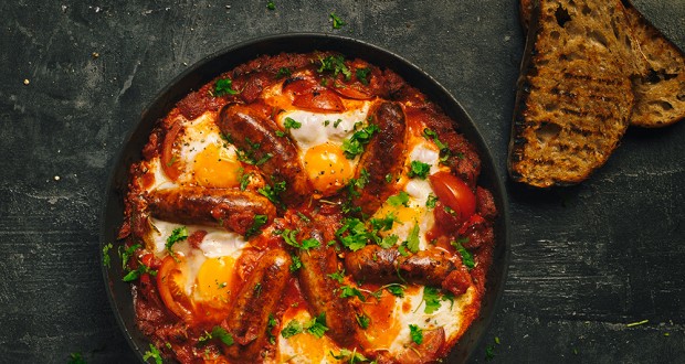 Spiced Sausage Shakshuka Quality Food And Drink