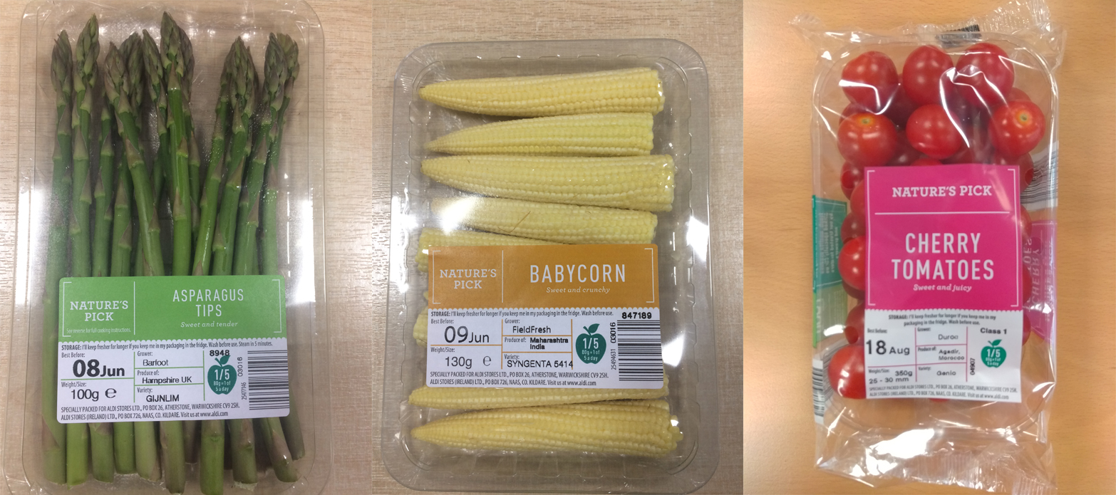 Aldi switches to recyclable clear trays for fruit and veg